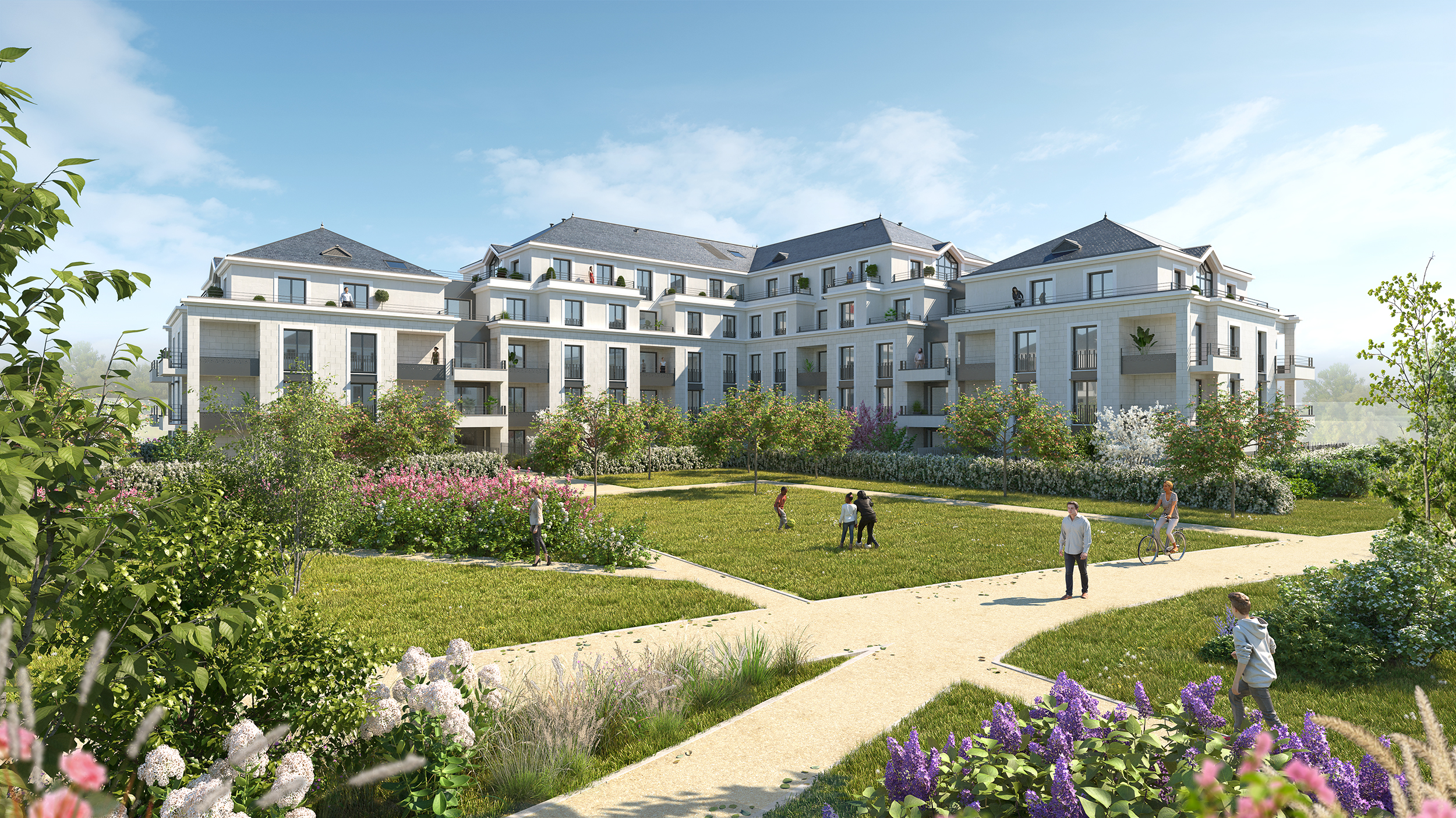 Projet architecture infographie 3D à Saint cyr sur Loire Kaufman & Broad