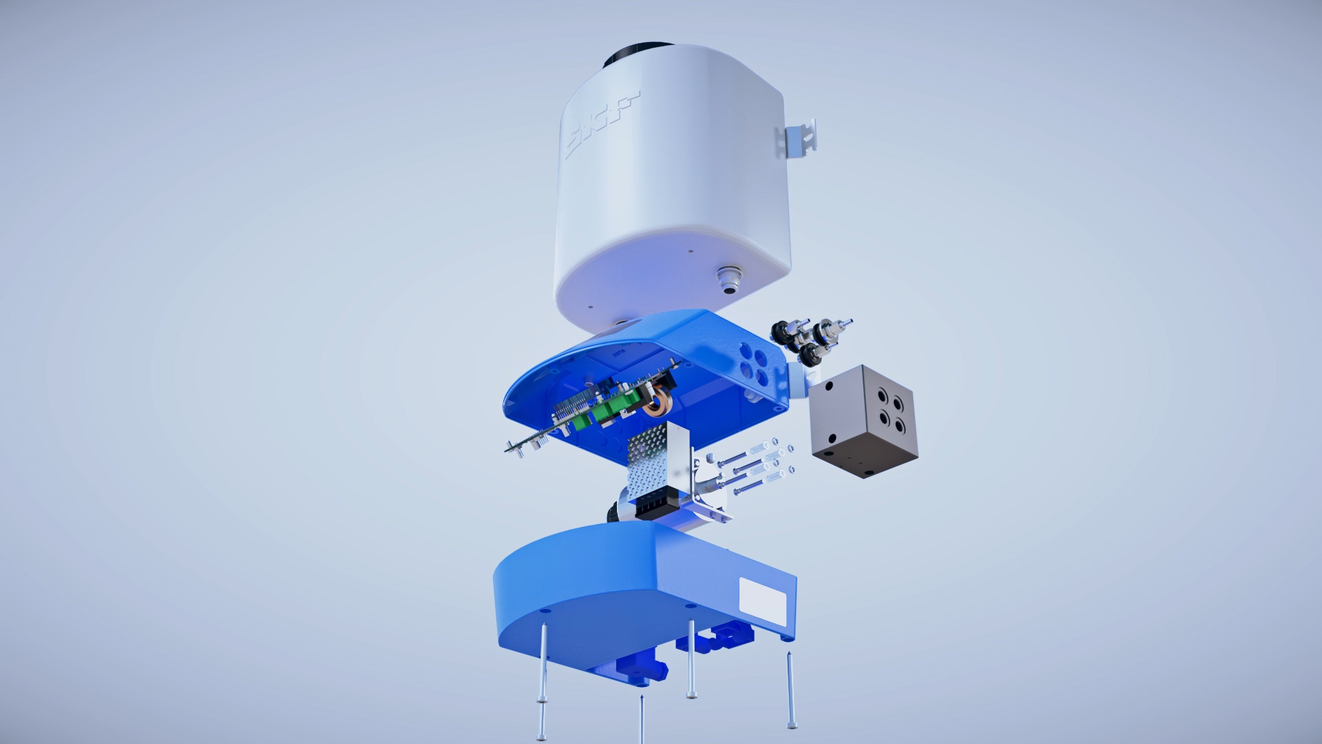 Dripmoon Animation 3D Boitier CLK SKF Éclaté